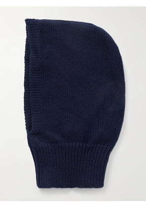 &Daughter - Wool Hood - Blue - One size