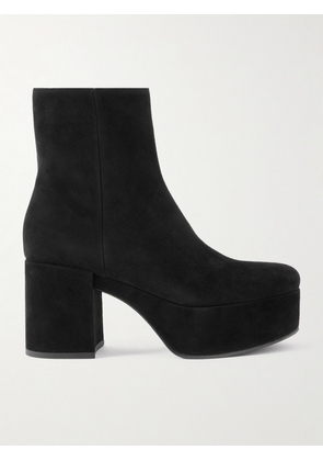 Gianvito Rossi - 35 Suede Ankle Boots - Black - IT36,IT36.5,IT37,IT37.5,IT38,IT38.5,IT39,IT39.5,IT40,IT40.5,IT41,IT41.5,IT42