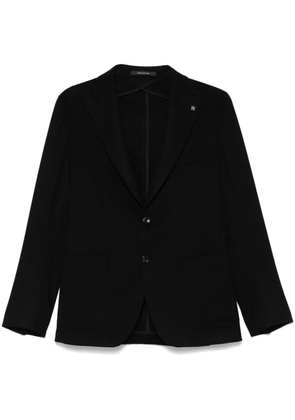 Tagliatore brooch-detail blazer - Black