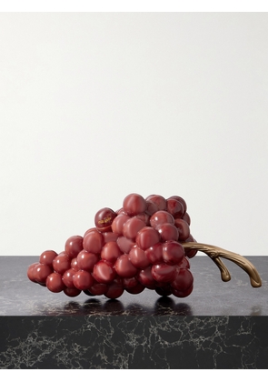 Cult Gaia - Grape Resin And Gold-tone Clutch - Red - One size