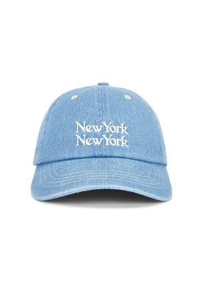 Corridor Denim NY NY Cap in Blue.