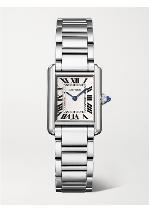 Cartier - Tank Must De Cartier Small Solarbeat™ 29.5mm Stainless Steel Watch - Gray - One size