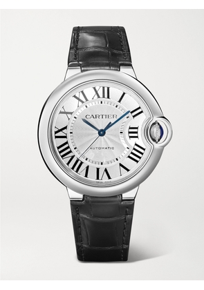 Cartier - Ballon Bleu De Cartier Automatic 36.6mm Stainless Steel And Alligator Watch - Black - One size
