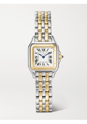 Cartier - Panthère De Cartier Small 30.2mm 18-karat Gold And Stainless Steel Watch - One size