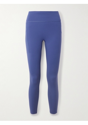 ON - Performance 7/8 Recycled-jersey Leggings - Blue - x small,small,medium,large
