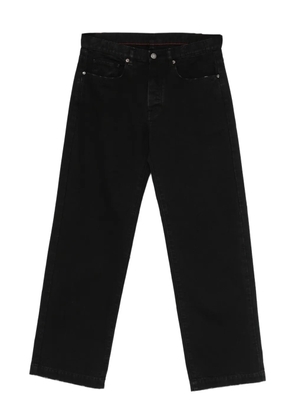 Massimo Alba Oceano button Trousers - Black