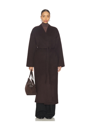 ANINE BING Hunter Coat in Chocolate. Size L. Also in XS.