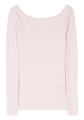 P.A.R.O.S.H. fine-ribbed jumper - Pink