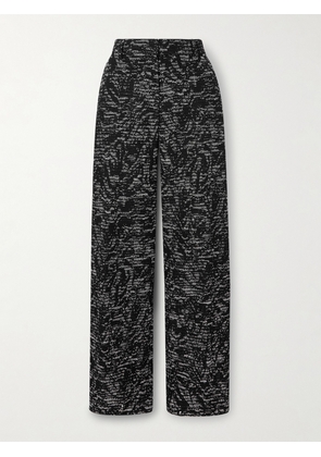 Dries Van Noten - Woven Wide-leg Pants - Black - FR 34,FR 36,FR 38,FR 40,FR 42,FR 44