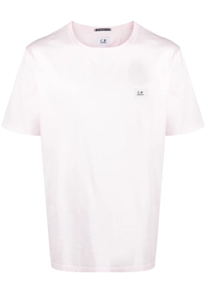 C.P. Company logo-patch cotton T-shirt - Pink