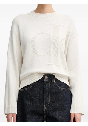 Calvin Klein logo sweater - Neutrals