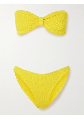 Hunza G - Jean Original Crinkle™ Bandeau Bikini - Yellow - One size
