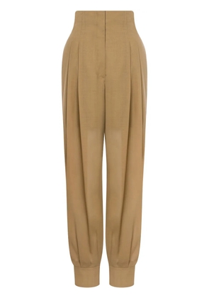 Philosophy Di Lorenzo Serafini pleated tapered trousers - Green