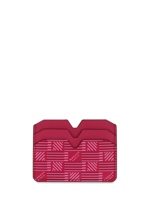 Moreau monogram-print leather cardholder - Pink