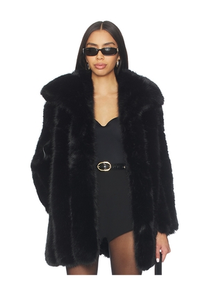 ELLIATT Lux Faux Fur Jacket in Black. Size M. Also in XXL.