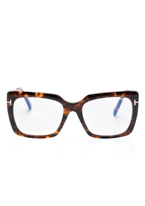 TOM FORD Eyewear square-frame glasses - Brown