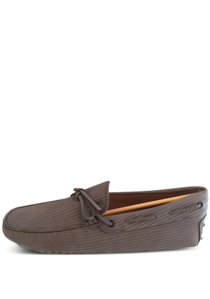 Tod's Gommino laced loafers - Grey