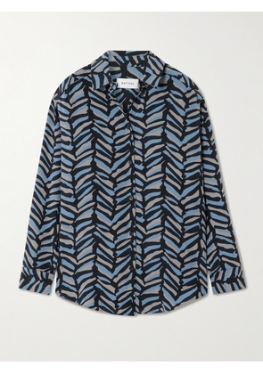 Matteau - Printed Silk Crepe De Chine Shirt - Multi - 1,2,3,4,5