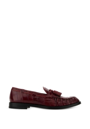 Fratelli Rossetti tassel leather loafers - Red