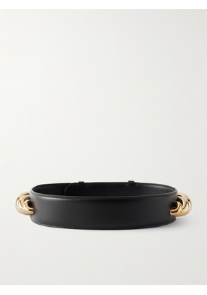Alaïa - Gold-tone Embellished Leather Belt - Black - 65,70,75
