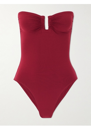 Eres - Les Essentiels Cassiopée Bandeau Swimsuit - Red - FR 38,FR 40,FR 42,FR 44,FR 46
