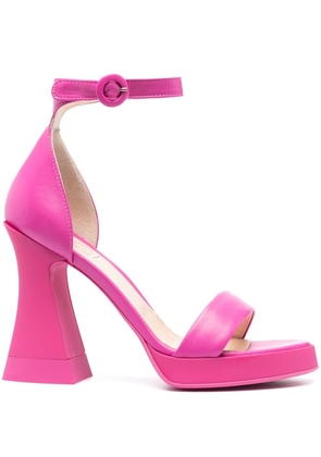 AGL Janis 110mm leather sandals - Pink