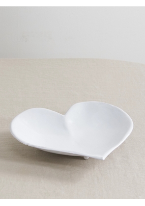 Astier De Villatte - Coeur Ceramic Platter - White - One size