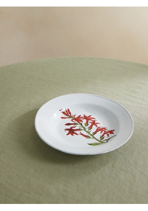 Astier De Villatte - + John Derian Printed Ceramic Soup Plate - White - One size