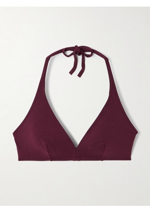 Eres - Les Essentiels Gang Triangle Bikini Top - Burgundy - FR 38,FR 40,FR 42,FR 44,FR 46