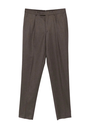 Zegna pleated-front trousers - Brown