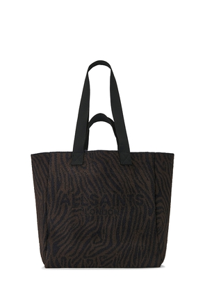 ALLSAINTS Izzy E/w Tote Bag in Brown,Black.