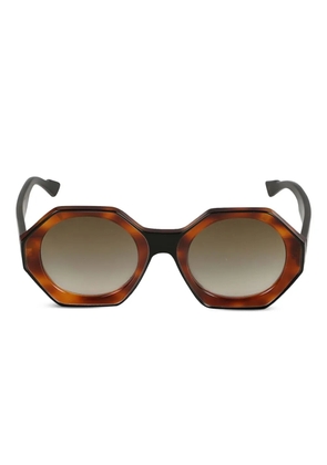 Kador Kaorle geometric-frame sunglasses - Brown