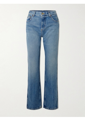 B SIDES - Mira High-rise Straight-leg Jeans - Blue - 24,25,26,27,28,29,30,31,32