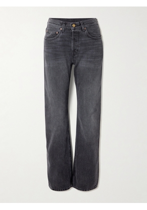 B SIDES - Tilda Mid-rise Straight-leg Jeans - Black - 24,25,26,27,28,29,30,31,32