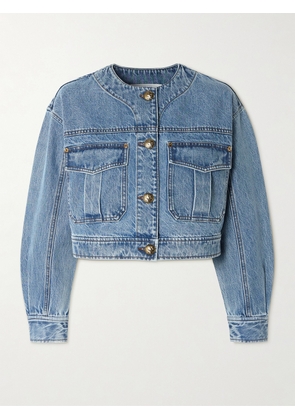 Zimmermann - Cropped Denim Jacket - Blue - 00,0,1,2,3