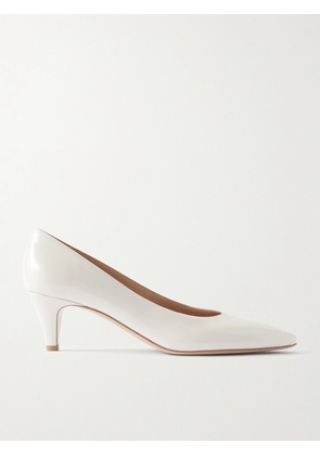 Gianvito Rossi - Amelia 55 Patent-leather Pumps - White - IT35,IT36,IT36.5,IT37,IT37.5,IT38,IT38.5,IT39,IT39.5,IT40,IT40.5,IT41,IT41.5,IT42