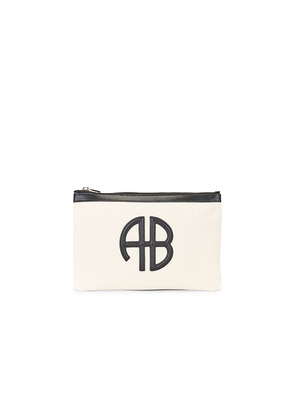 ANINE BING Lili Pouch in Black.