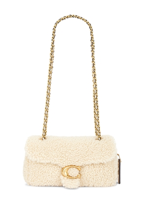 Coach Tabby 20 Shoulder Bag in Beige.
