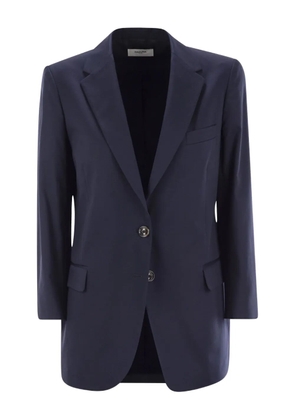 SAULINA Antonia single-breasted blazer - Blue