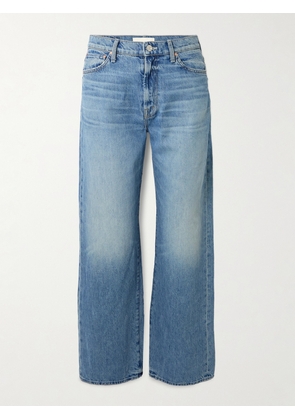 Mother - The Dodger Flood Embroidered Mid-rise Straight-leg Jeans - Blue - 23,24,25,26,27,28,29,30,31,32