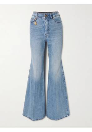 Zimmermann - High-rise Flared Jeans - Blue - 24,25,26,27,28,29,30,31,32