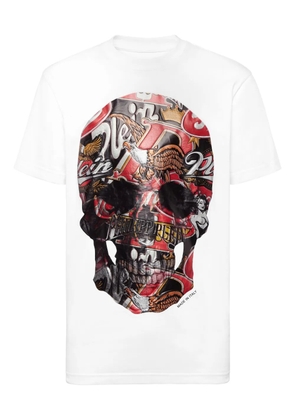 Philipp Plein Beer Skull T-shirt - White