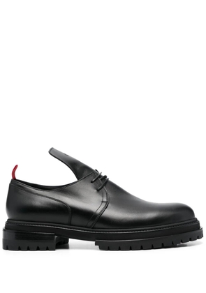 424 embossed-logo brogues - Black