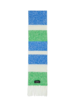 Iceberg striped fringed scarf - Blue