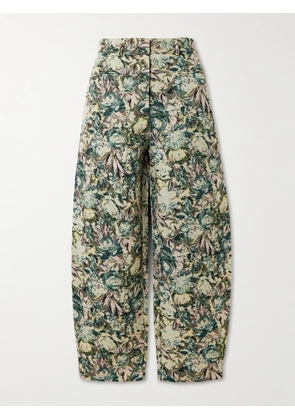 GANNI - Floral Jacquard Pants - Multi - EU 32,EU 34,EU 36,EU 38,EU 40,EU 42,EU 44