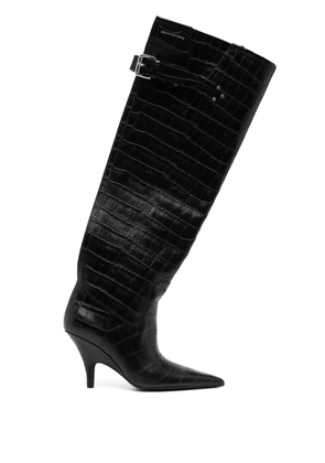 Alexander Wang 100mm diablo boots - Black