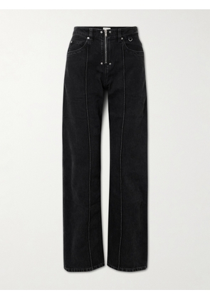 MARANT ÉTOILE - Stely Embellished Mid-rise Straight-leg Jeans - Black - FR 34,FR 36,FR 38,FR 40,FR 42,FR 44