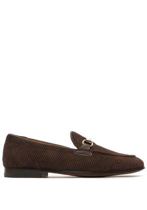 Scarosso Alessandra velvet loafers - Brown