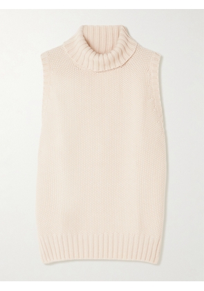 Johnstons of Elgin - Cashmere Turtleneck Sweater Vest - Neutrals - XS,S,M,L