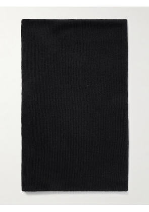 Johnstons of Elgin - Ribbed Cashmere Snood - Black - One size